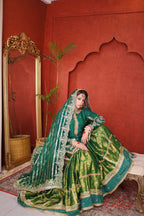 MNR EMERALD LEHENGA CHOLI