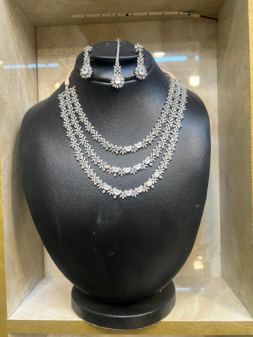 SILVER WALIMA JEWELRY SET