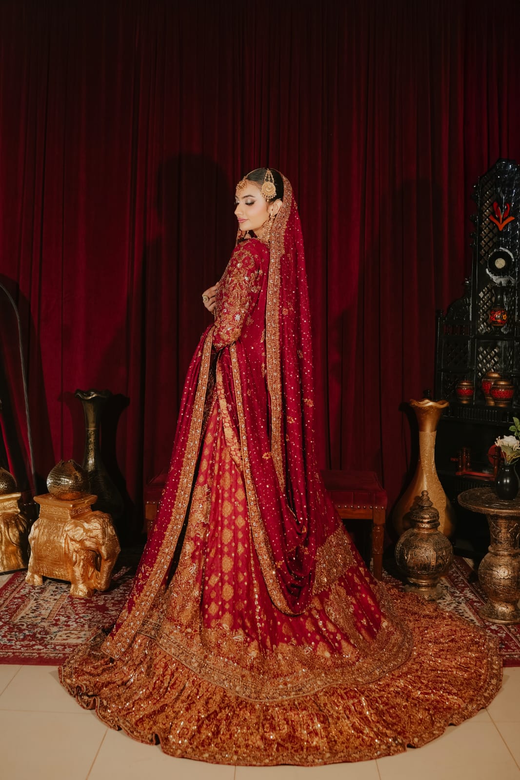 ZEESHAN DANISH VINE RED