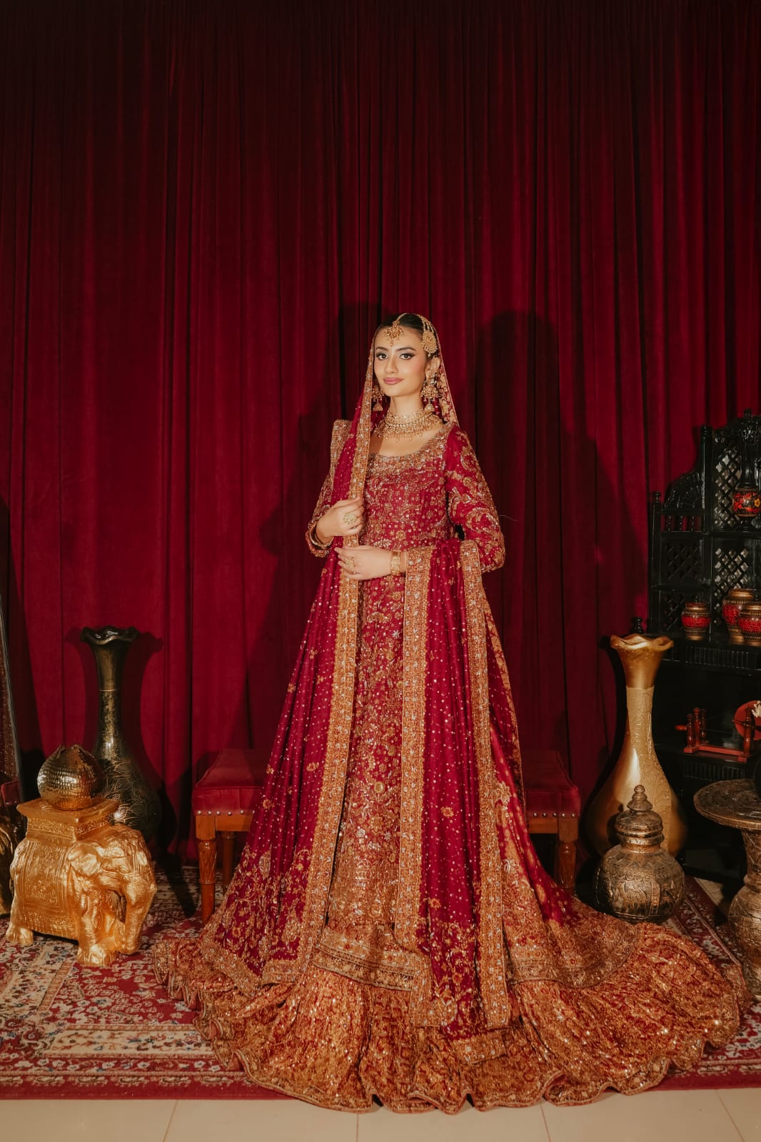 ZEESHAN DANISH VINE RED
